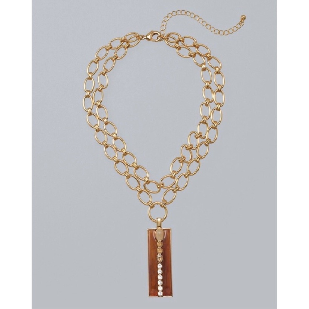 WHBM PENDANT LINK NECKLACE